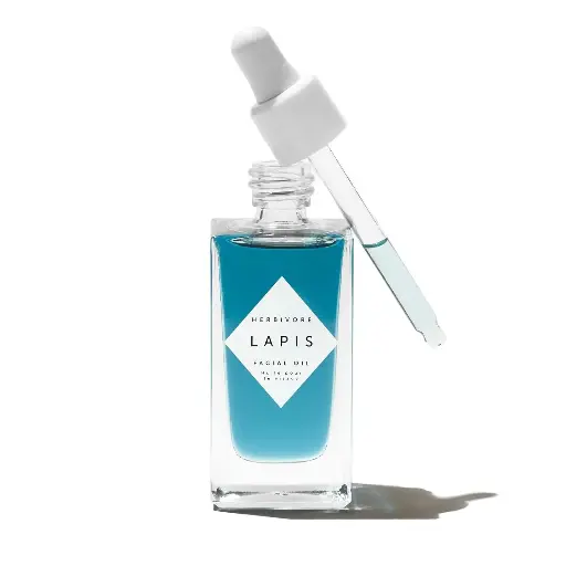 HERBIVORE Lapis Blue Tansy Face Oil – Skin-Balancing Moisturizer for Oily, Acne-Prone Skin | Redness Soothing, Azulene-Rich, Plant-based, Vegan, Cruelty-free