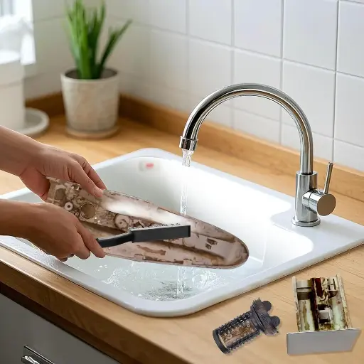 XANGNIER Washing Machine Cleaning Brush Kits,Front Load Washer Cleaner Tools Accessories-1 Pcs Drum Laundry Cleaner Brush and 5 Pcs Crevice Cleaning Brush..