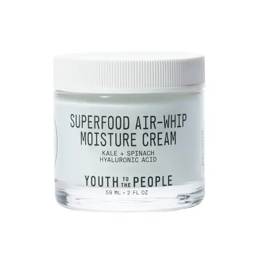 Superfood Air-Whip Moisture Cream, 48-Hr Hydrating Face Moisturizer, Hyaluronic Acid, Kale and Green Tea for Glowing Skin, Non-Greasy, Vegan
